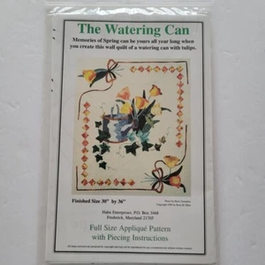 The Watering Can Applique Quilt Wallhanging Pattern Hahn Enterprises - Picture 1 of 2