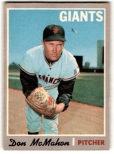 1970 O-Pee-Chee Don McMahon #519 San Francisco Giants
