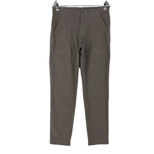 Tommy Hilfiger Grigio Regular Affusolato Fit Quadri Pantaloni Taglia W32 - Foto 1 di 10