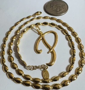Pure Solid 18K 750 Dubai Gold Oval Link P Necklace 17.5 -18 Inch 9.5G 4mm - Picture 1 of 23
