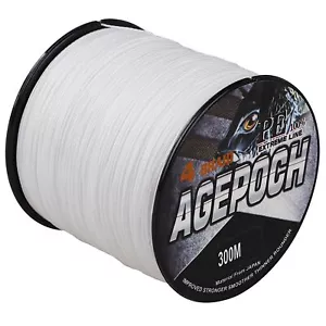 Línea de pesca trenzada Agepoch blanca 100M-2000M 6LB-300LB prueba PE Dyneema - Imagen 1 de 11