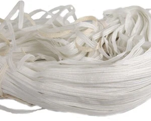 White Braid Trim - Woven Ribbon 6mm  Millinery Hats Making Crafts BULK BUY - Picture 1 of 2