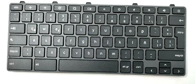 New Dell Chromebook 3400 14" Laptop Spanish Keyboard Black 07DRN1 - Image 1 of 3