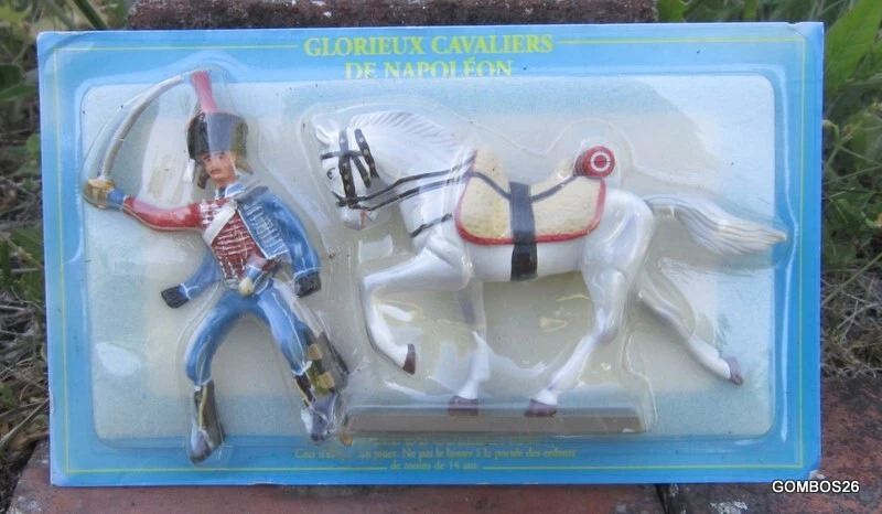 FIGURINE STARLUX ATLAS EMPIRE PLOMB / HUSSARD DU 12ème REGIMENT Cie D' ELITE - Photo 1/1