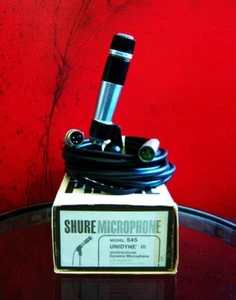 Vintage 1960's Shure 545 / DY45G dynamic cardioid microphone w extras SM57 # 1 - Picture 1 of 15