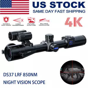 PARD DS37LRF 100mm 850nm Night Stalker 4K Night Vision Scope 3840*2160Resolution - Picture 1 of 9