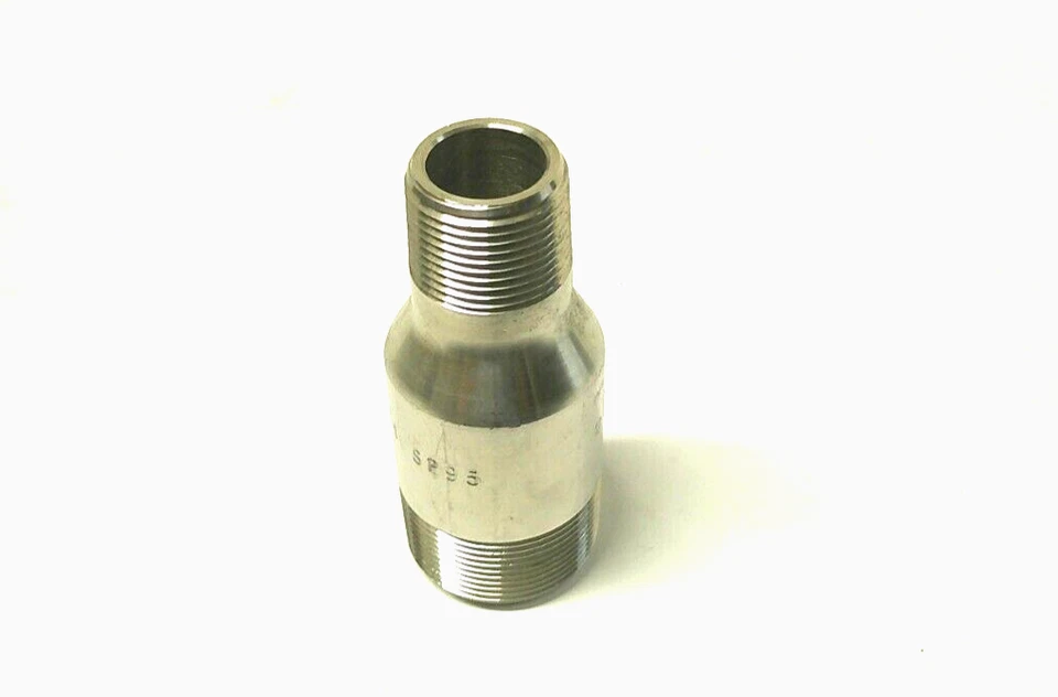 1-1/2" X 1" Male NPT (XH) Concentric Swage Nipple 316SS   SWG1080622 - Image 1 of 4