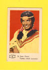 June Peters Vintage Movie Film Pop Music 1950s Swedish Card #D36 BHOF
