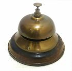 Bell Desk Antique Brass Hotel Vintage Service Counter Front Table Style Solid