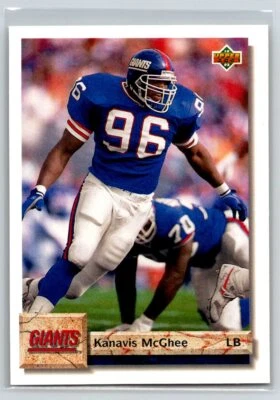1992 Upper Deck #394 Kanavis McGhee - Image 1 of 2