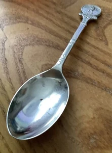 Vintage Sterling Silver Tea Spoon.Golf Theme.Sanders & Mackenzie.Birmingham 1964 - Picture 1 of 7