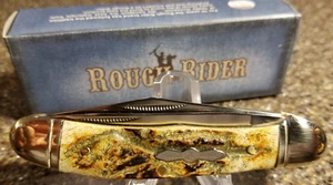 Rough Rider RR659, 2-Blade Deer Stag Copperhead, 3-7/8", NEW OLD STOCK, Rare - Picture 1 of 7