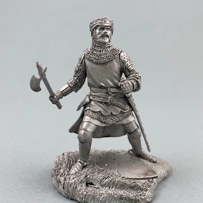 Rey Ricardo Corazón de León miniatura 54 mm, soldado de hojalata, figura muy detallada Foto 1 de 4