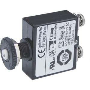 Blue Sea Push Button Reset Only Screw Terminal Circuit Breaker - 5 Amps - Picture 1 of 1
