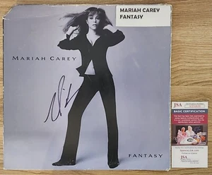 Mariah Carey Signed Fantasy 12" Single Vinyl Record Singer Songwriter LEGEND JSA - Picture 1 of 2