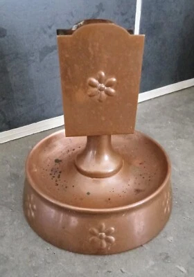 Ancien joli présentoir à allumettes/ Pyrogène en cuivre   C6 - Photo 1/4