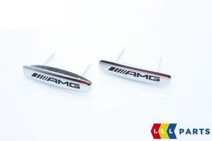 Original Mercedes Benz S SLR Gla Un Clase C AMG Asiento Interior Insignia Juego - Imagen 1 de 2