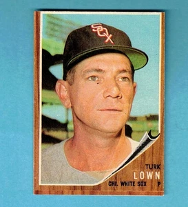 Turk Lown 1962 Topps #528 White Sox Ex B954 - Imagen 1 de 2
