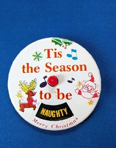 Tis the Season to be... Pin de Navidad cambiable Feliz Navidad vintage - Imagen 1 de 8