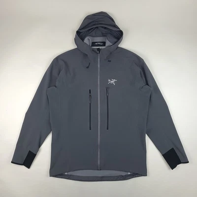 Arcteryx Acto FL Jacket Mens Large Gray Full Zip Hooded Fleece Lined Gorpcore - Image 1 of 4