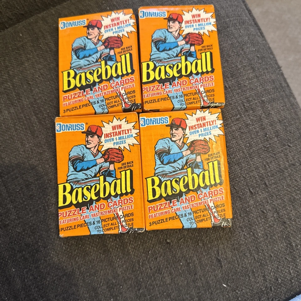 1990 Donruss Baseball Wax Packs X 4. Fully sealed. - Image 1 of 2
