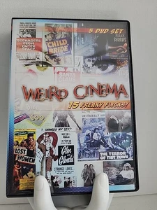 Weird Cinema 15 Freaky Flicks DVD 5-Disc Set Classic Cult Films Rare OOP Horror - Picture 1 of 14