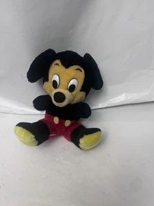 Vintage Mickey Mouse Walt Disney Plush R Dakin 9" Korea Shredded Clippings - Picture 1 of 7