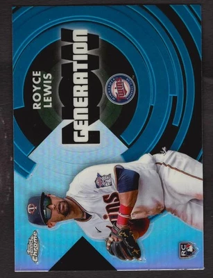 2022 Royce Lewis Topps Chrome Baseball Generation Now Rookie RC Twins GNC-12 - Image 1 of 2