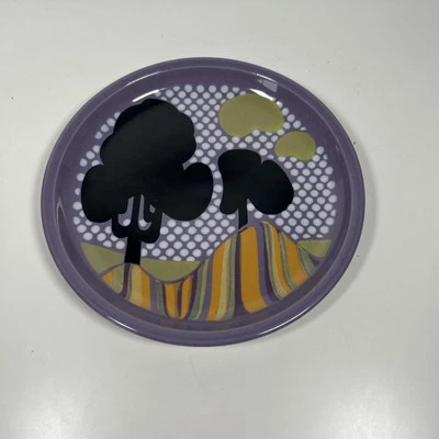 Denby Trees Design Side Plate 16.5cm Rare 1971 Diana Woodcock-Beckering - Image 1 of 4