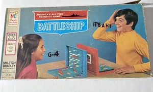 Vintage 1971 Battleship Board Game In Original Box By Milton Bradley USA 4730 - Picture 1 of 6