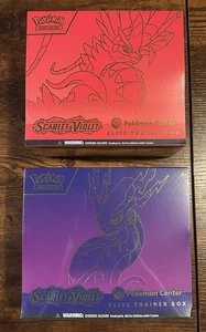 Pokemon Scharlachrot und Violett Base Set Pokemon Center Exclusive ETB Set - Bild 1 von 9