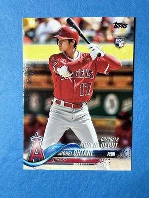 Shohei Ohtani 2018 Topps Update RC Rookie Debut #US285 - Imagem 1 de 2