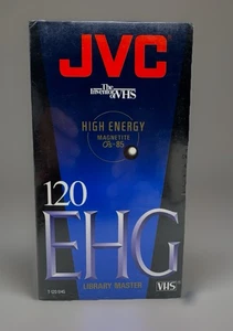JVC VHS High Energy EHG 120, leere Videokassette Band versiegelt neu - Bild 1 von 3