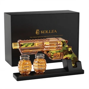 Camouflage Whisky Dekanter Sets mit Granate Shot Gläser, Geburtstagsgeschenke... - Bild 1 von 7