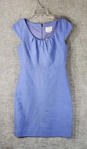 Kate Spade Stretch Tweed Sheath Dress Womens 10 Paleaster Blue Zip Lined NWI - Picture 1 of 10