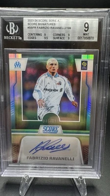 2023-24 Score Serie A Signatures Fabrizio Ravanelli /199 BGS 9 Rare 🔥 - Image 1 of 2