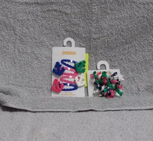 NEW GYMBOREE SUMMER ANCHORS & STRIPES BARRETTES & CURLY BOW CLIP - Picture 1 of 1