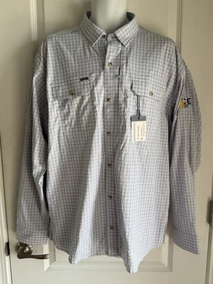 Poncho Original Shirt Men's XL Long Sleeve Magnetic Pocket ACE Education NWT - Image 1 of 4