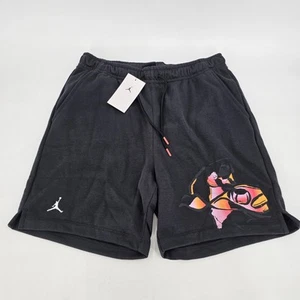 Nike Active Jordan Flight MVP Fleece Shorts Mens MEDIUM M Black NEW - Picture 1 of 12