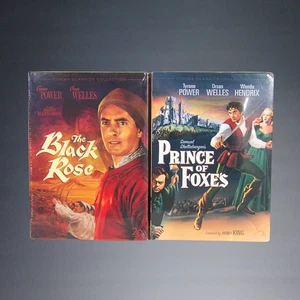 VINTAGE 2007 PRINZ DER FÜCHSE + DIE SCHWARZE ROSE TYRONE MACHT + ORSON WELLES DVD VERSIEGELT - Bild 1 von 3