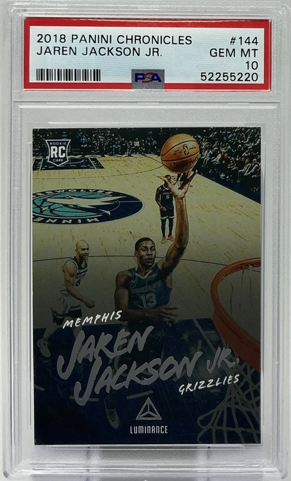 Jaren Jackson Jr. Rookie PSA 10 -  2018 Panini Chronicles ‘Luminance’ -Grizzlies - Image 1 of 4