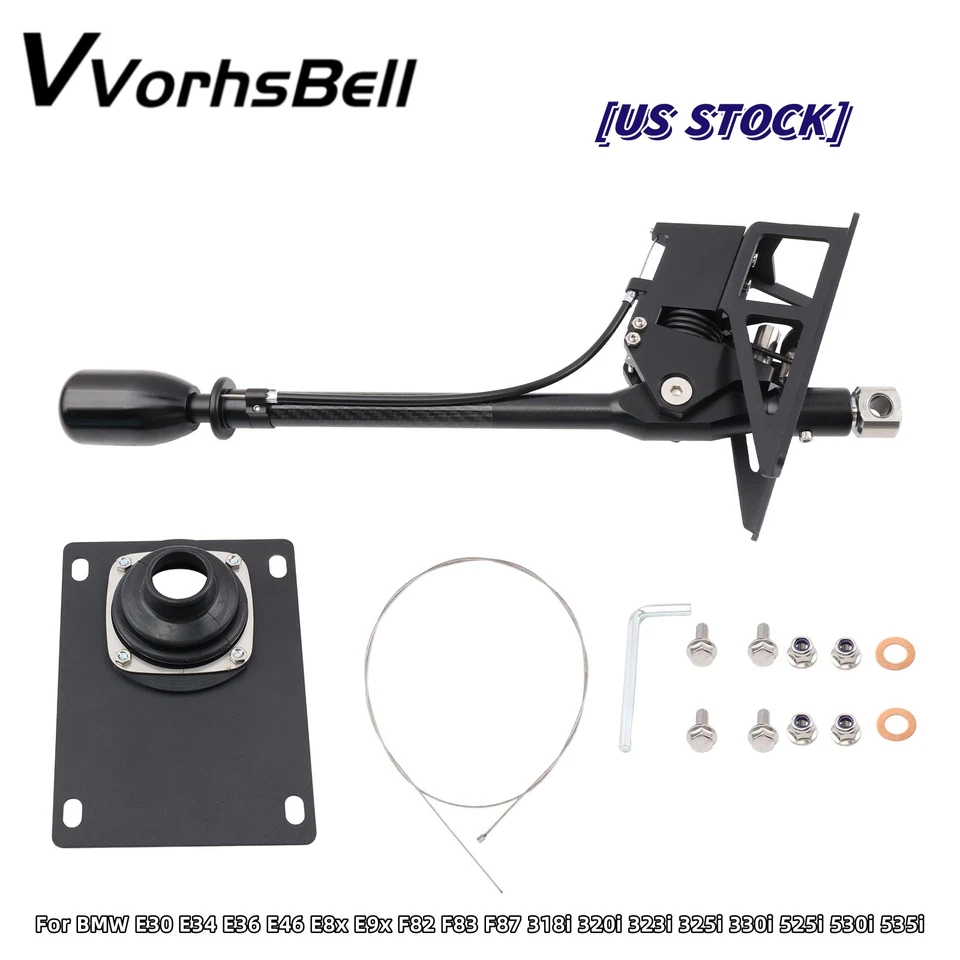 Billet Short Shifter Box For BMW E30 E34 E36 E46 F80 318i 320i 525i 530i 535i US - Image 1 of 4