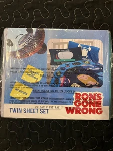 Disney Ron’s Gone Wrong/Kinder Twin Bettlaken Set Neu im Karton - Bild 1 von 2