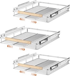 Armadio Estraibile Scaffale Organizzatore Espandibile 17-27” L x 22,5” D per Stoccaggio - Foto 1 di 8
