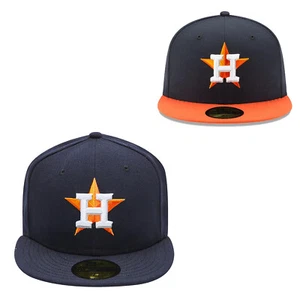 Mens New Era 59Fifty Fitted Cap Houston Astros MLB Fan Cap New - Picture 1 of 9