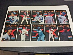 Vintage 1990 Big League All Star Glossy Set (10 cards), Bo Jackson, Canseco