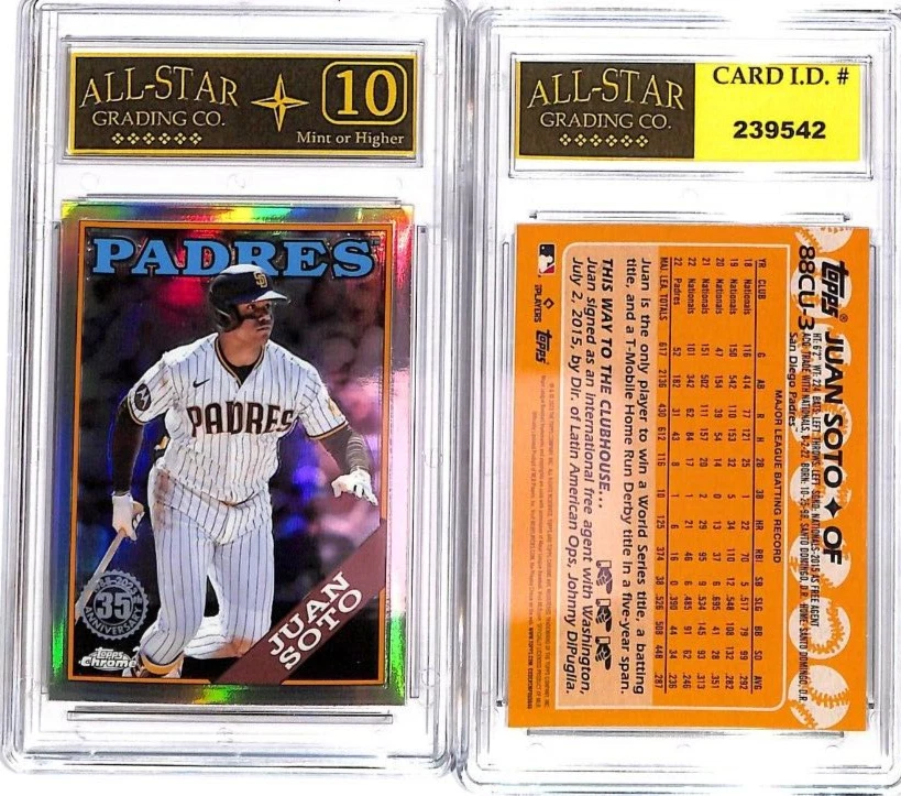 2023 Topps Chrome Update  JUAN SOTO 35th Anniversary  #88CU-3  ASG 10 MINT  #M - Image 1 of 1