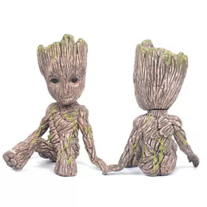 6CM Groot Figure Guardians of The Galaxy Baby Pen Flowerpot Pot Toy Gifts HOT UK - Picture 1 of 12