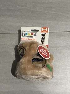 Interactive Hide And Seek Burrow Hide A Squirrel Squeaky XS-Small Plush Dog Toy - Picture 1 of 3