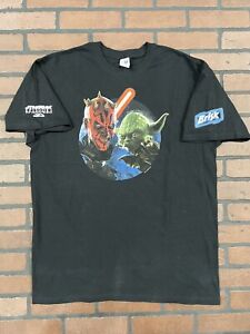 T-shirt promotionnel Star Wars Episode 1 The Phantom Menace Yoda 3-D Brisk 2012 taille XL